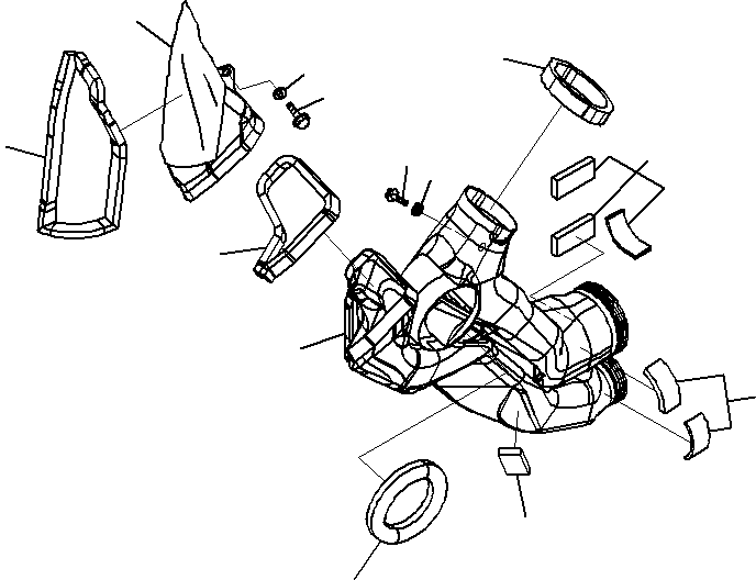 Уплотнение 208-53-12440 KOMATSU