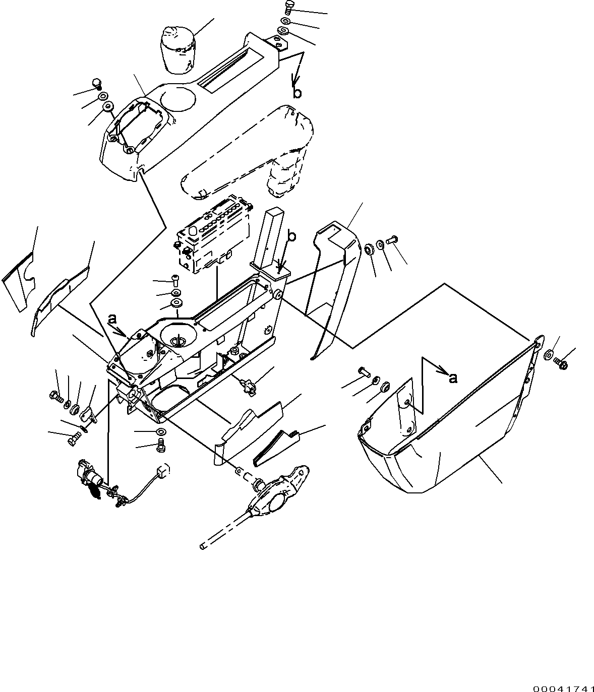 Frame, LHS 20Y-43-42413 KOMATSU
