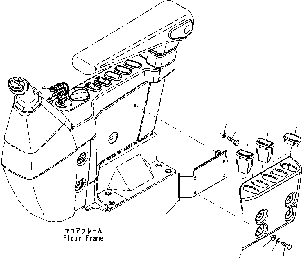 Switch, Wiper, Lower Wiper 20Y-06-42150 KOMATSU