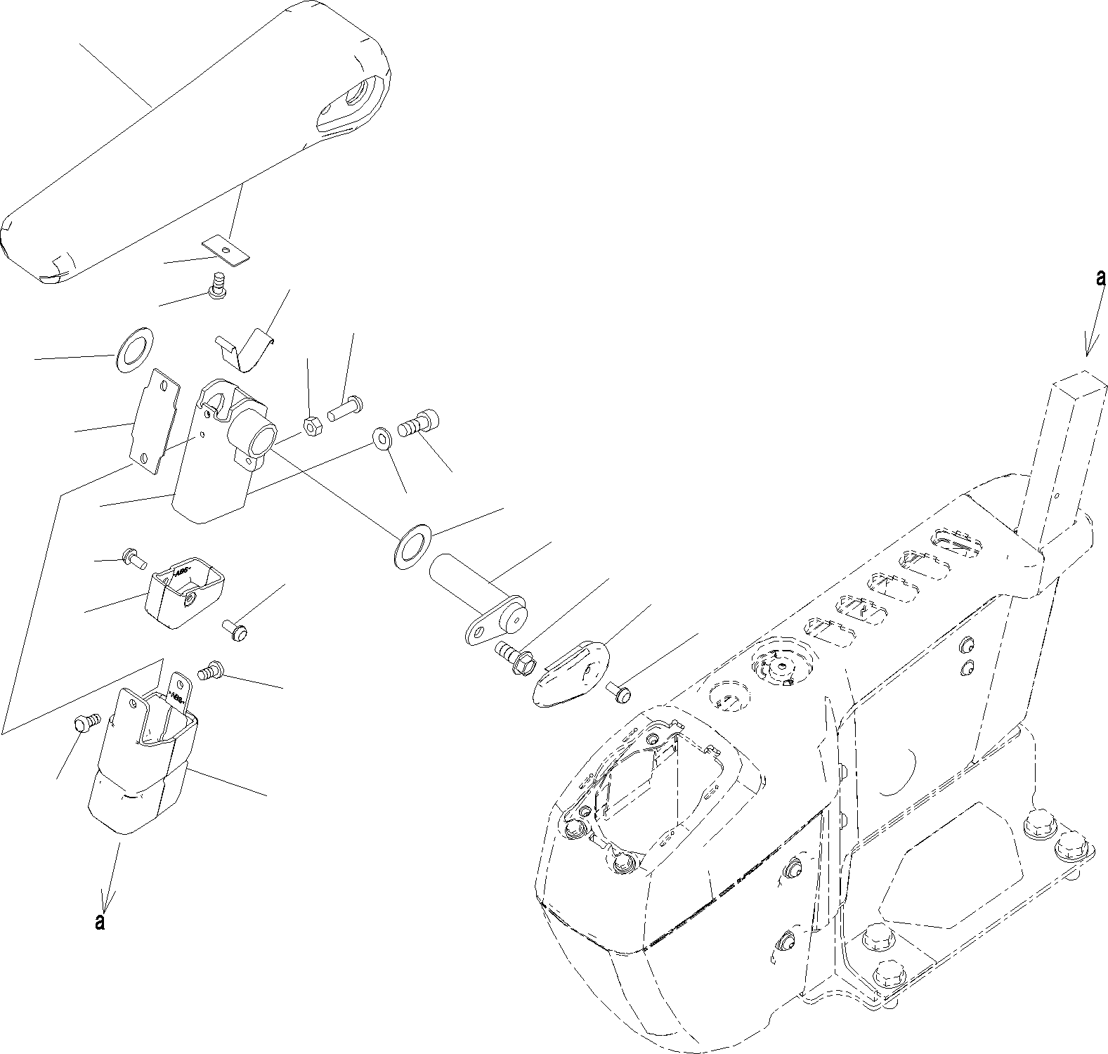 Подлокотник 20Y-43-41341 KOMATSU