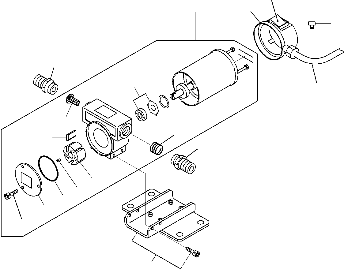 PUMP ASS'Y,REFUELLING 206-04-K1111 KOMATSU