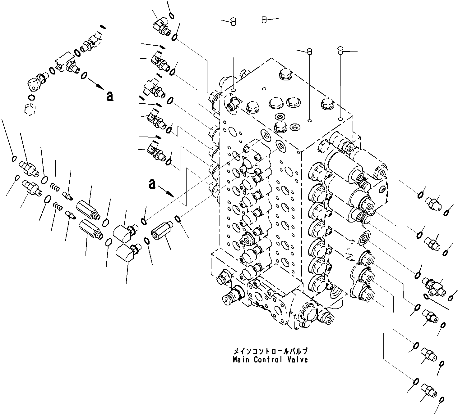 пробка 07049-01012 KOMATSU