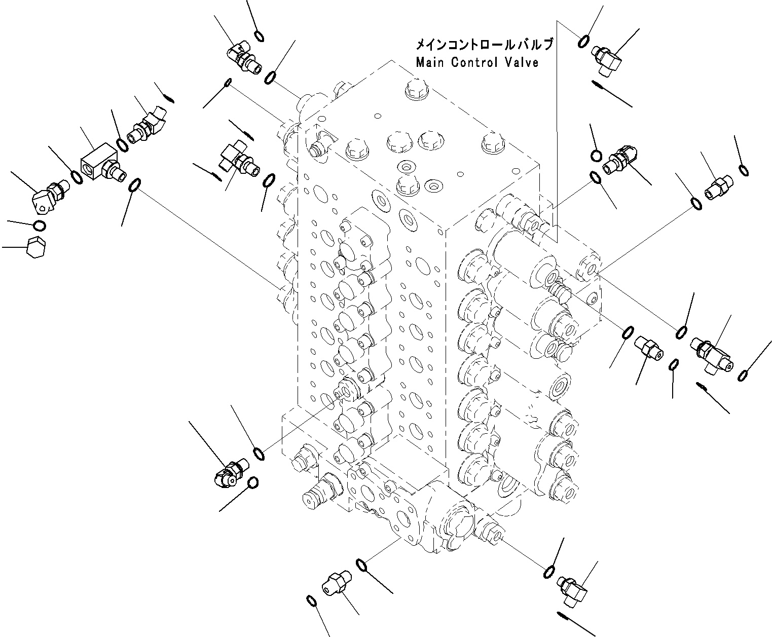 пробка 02789-00315 KOMATSU