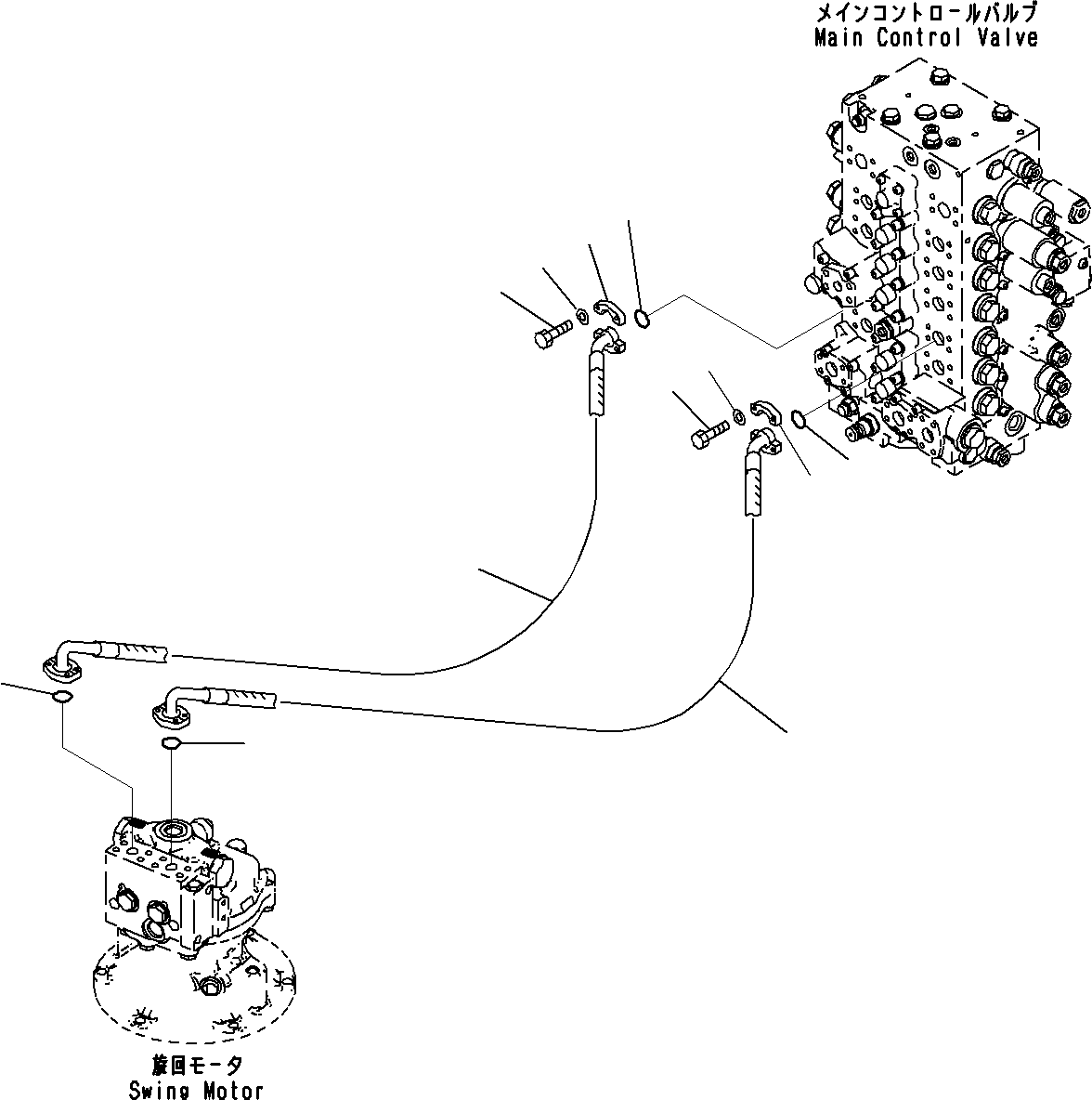Шланг 206-62-26130 KOMATSU