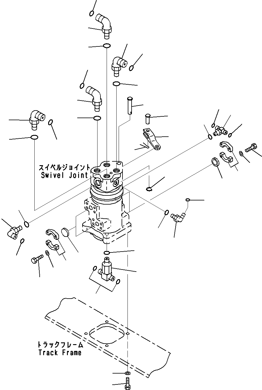 тройник 207-62-72151 KOMATSU