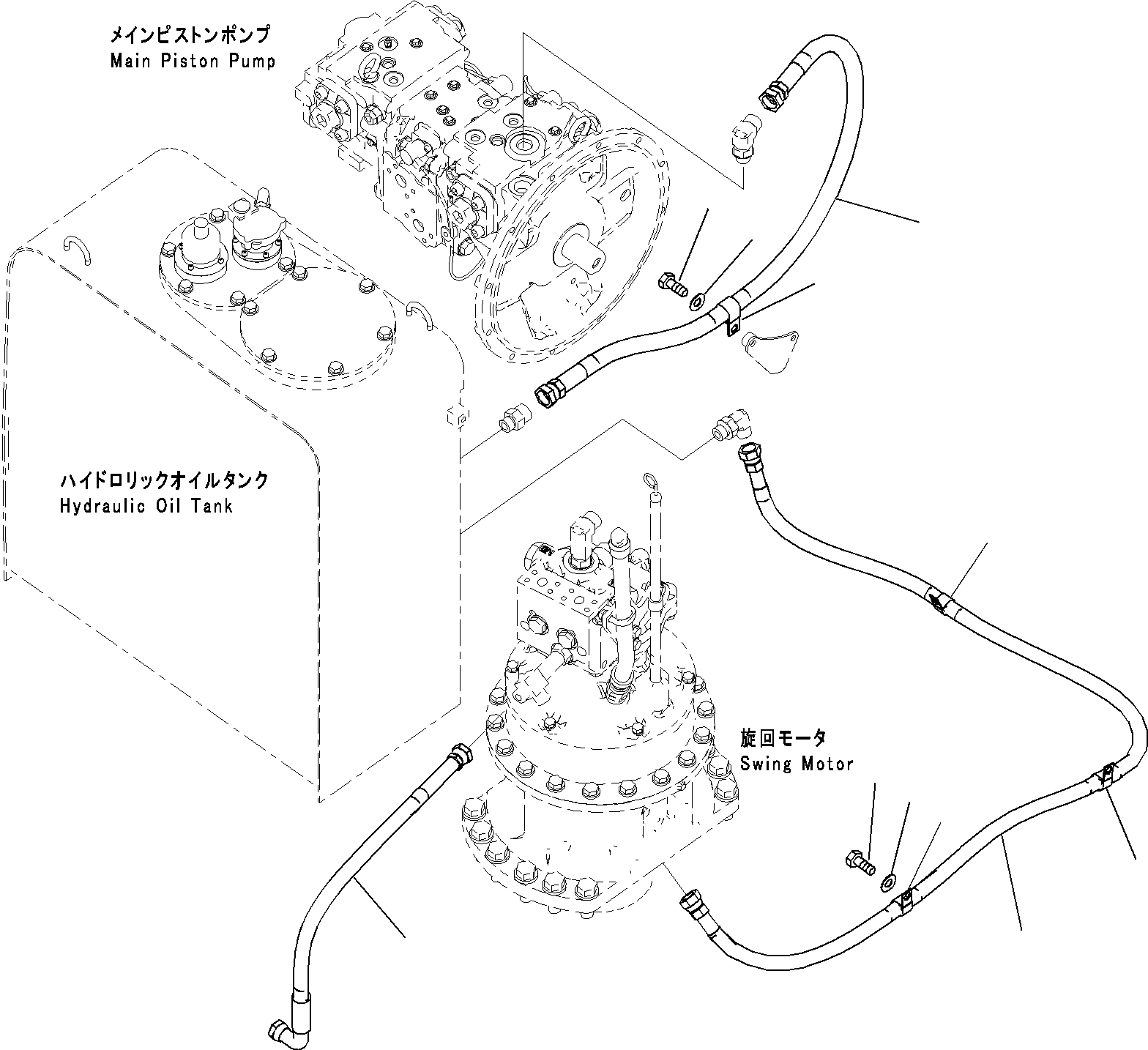 Шланг 02763-00509 KOMATSU