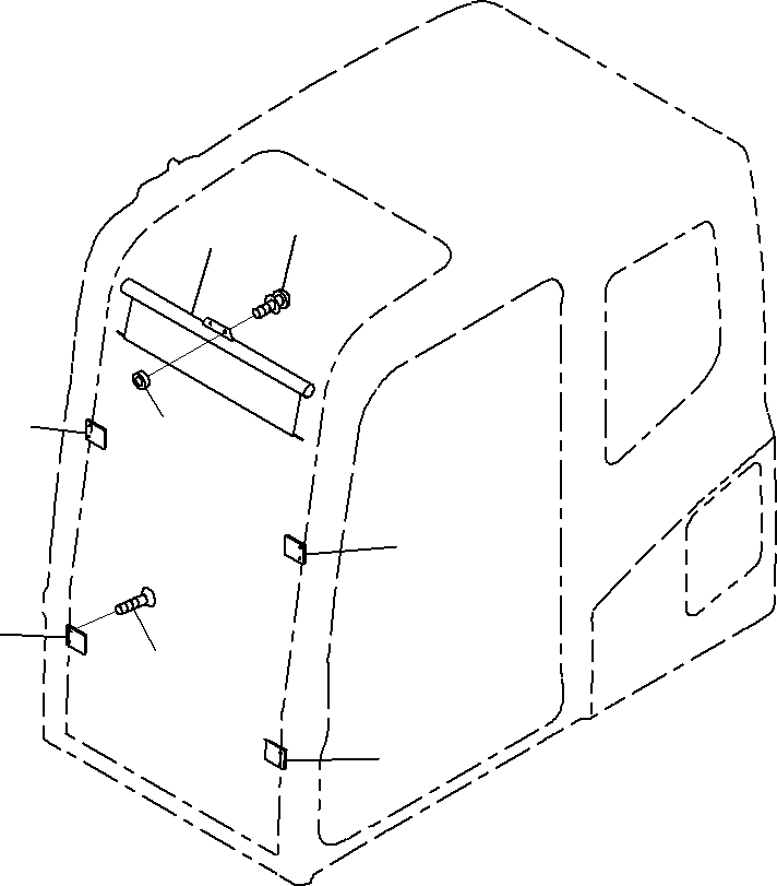 Винт 01224-40410 KOMATSU