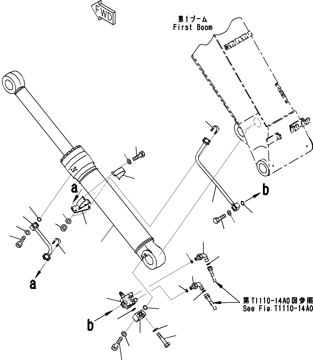 угольник 02782-10312 KOMATSU