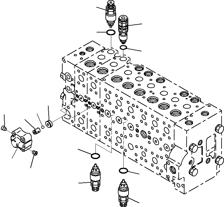 Valve Assembly, Suction and Safety 723-90-62700 KOMATSU