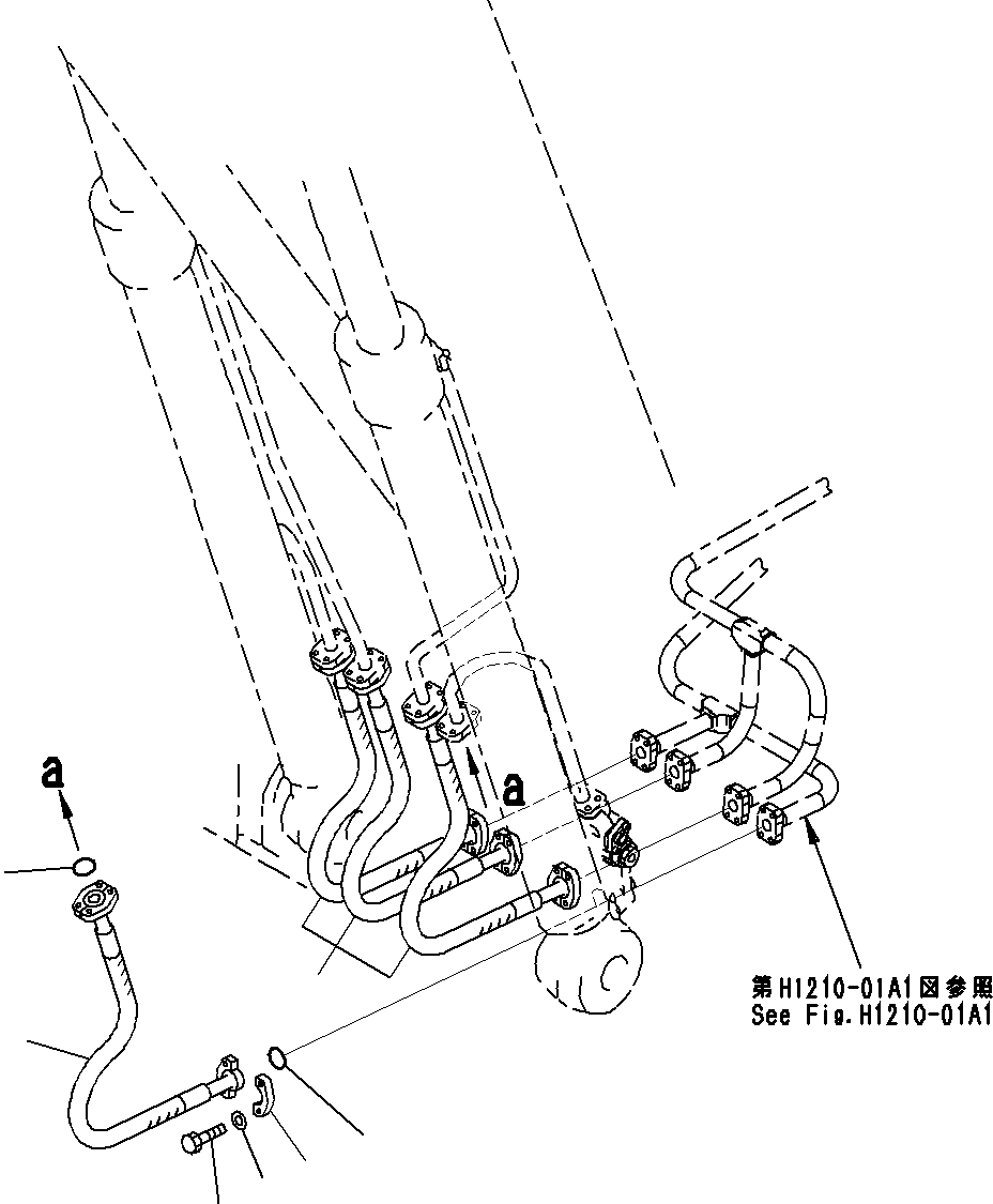 Шланг 206-62-K2550 KOMATSU