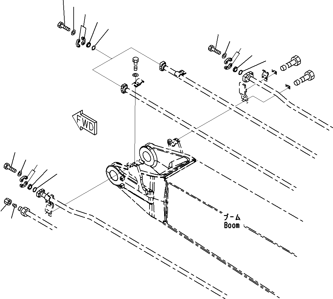 Гайка 07221-20422 KOMATSU