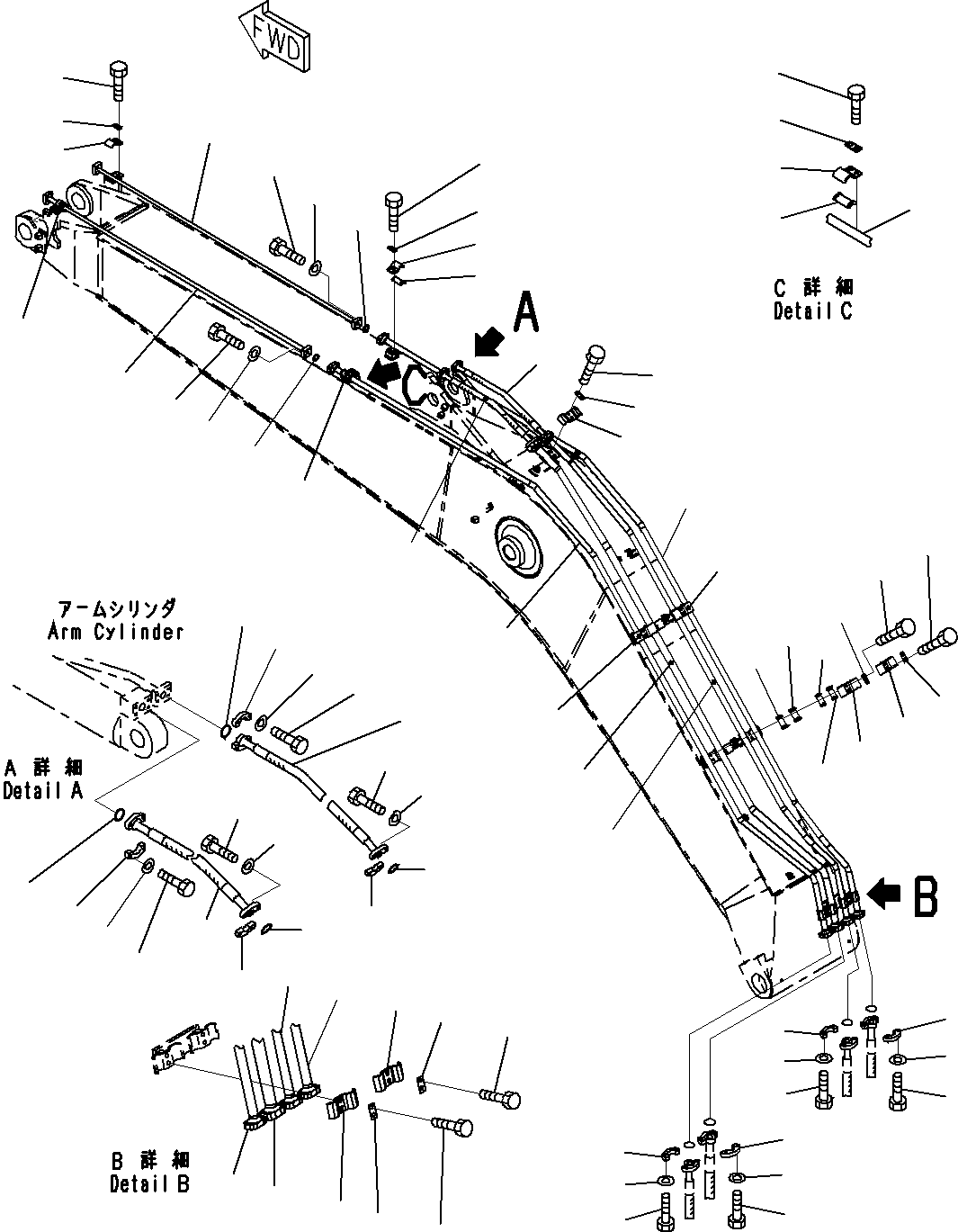 Болт 07375-21035 KOMATSU