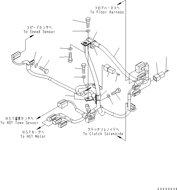 Корпус разъёма 08192-22100 KOMATSU