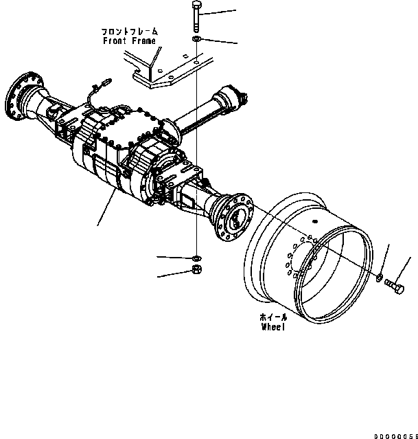 гайка 01580-02419 KOMATSU