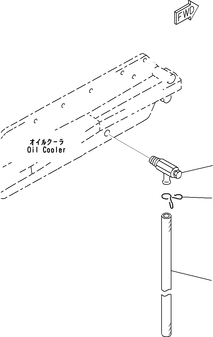 Шланг 07286-00825 KOMATSU