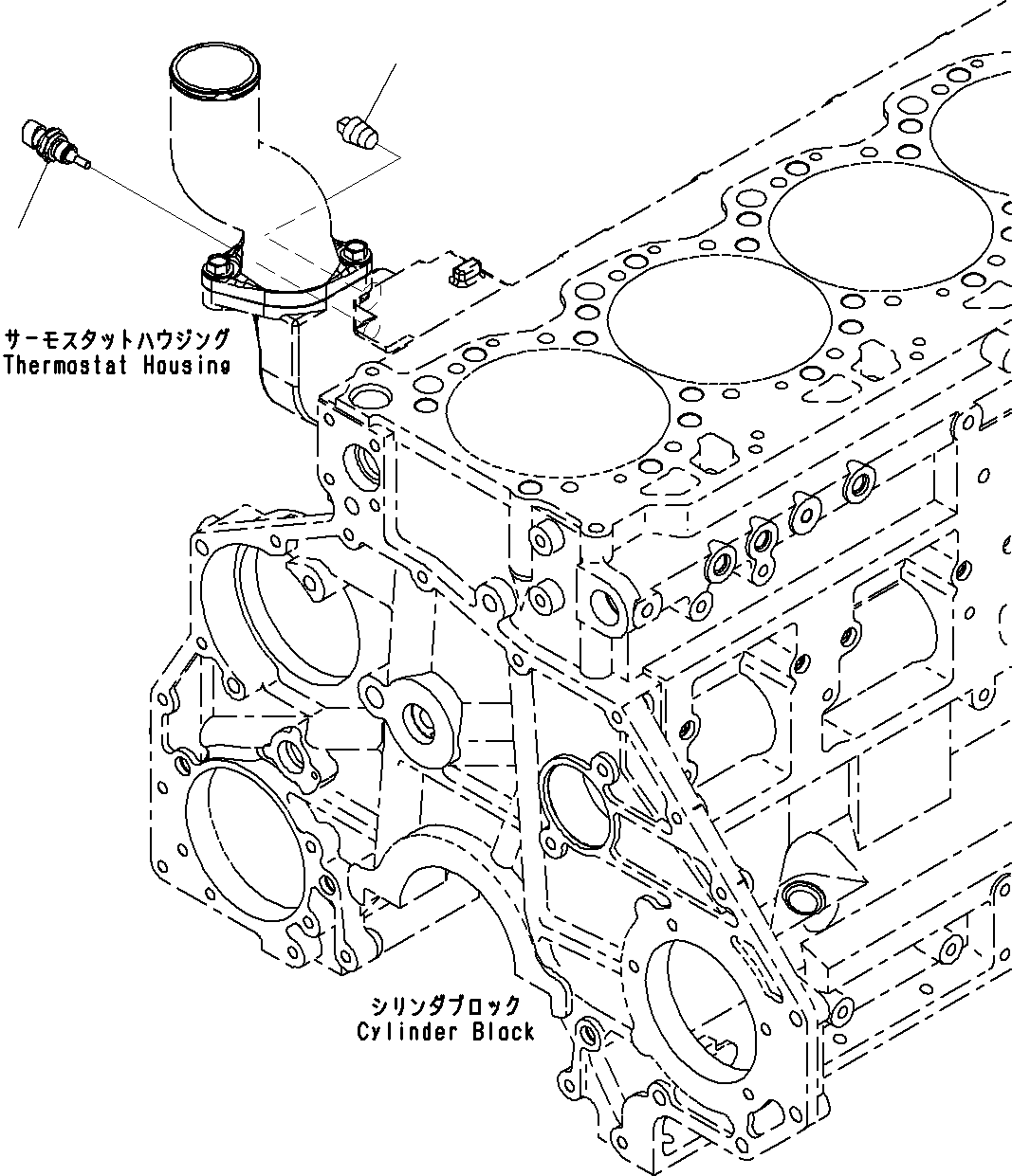 SENSOR ASS'Y,WATER TEMPERATURE 6261-81-6900 KOMATSU