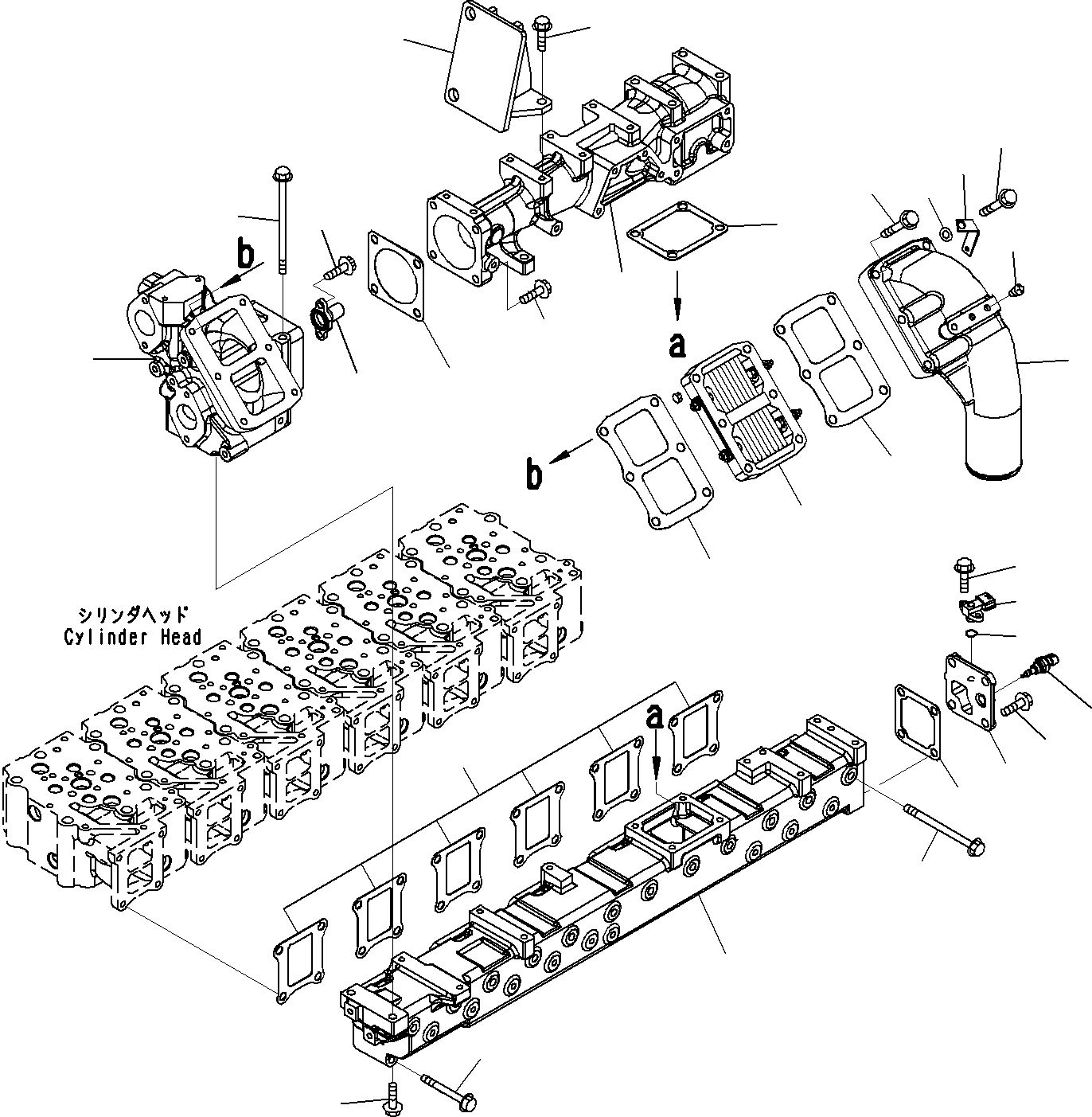 болт 01435-01035 KOMATSU