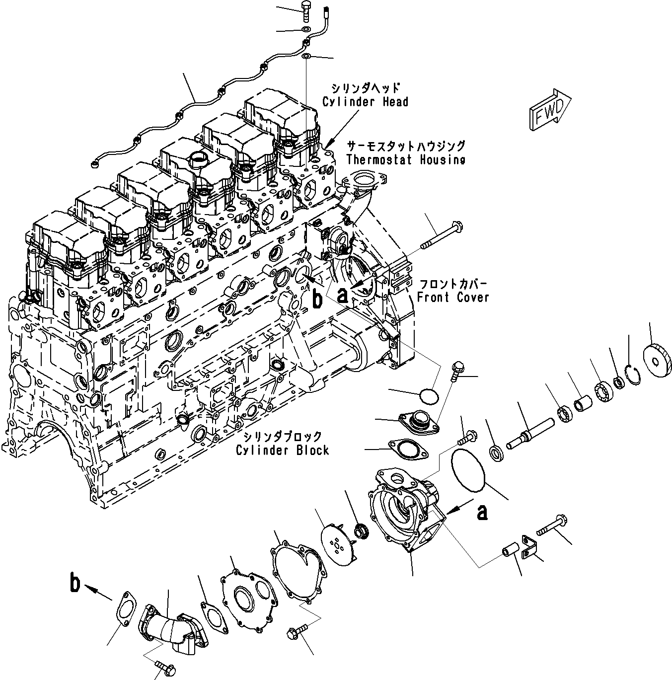 Болт 01436-01025 KOMATSU