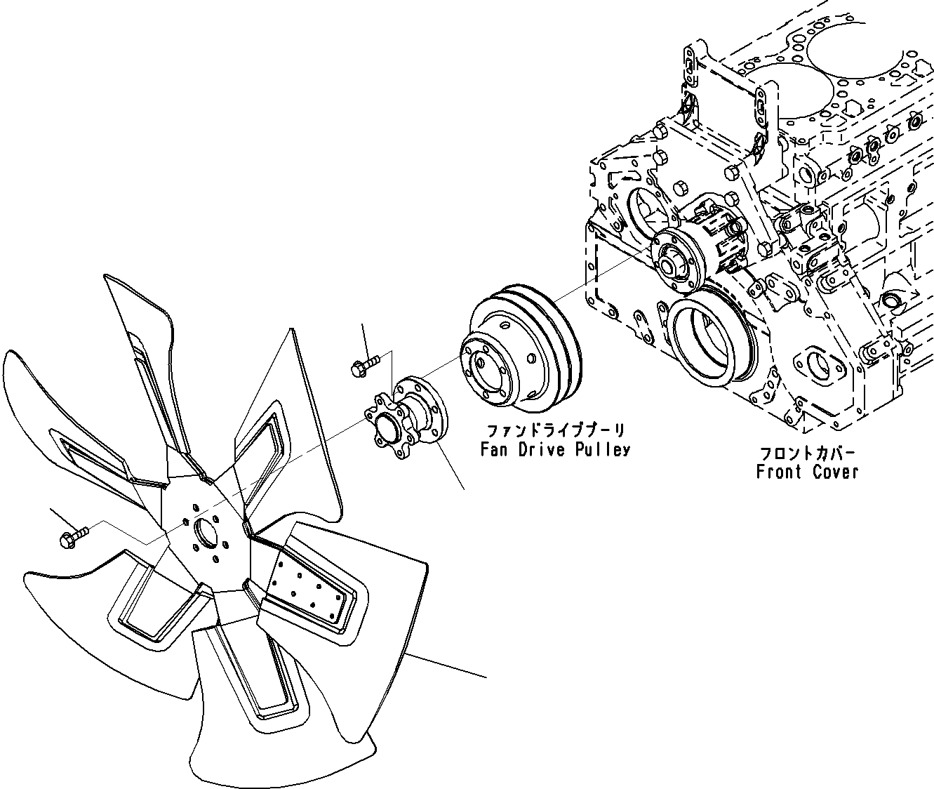 FAN,COOLING 600-635-5870 KOMATSU