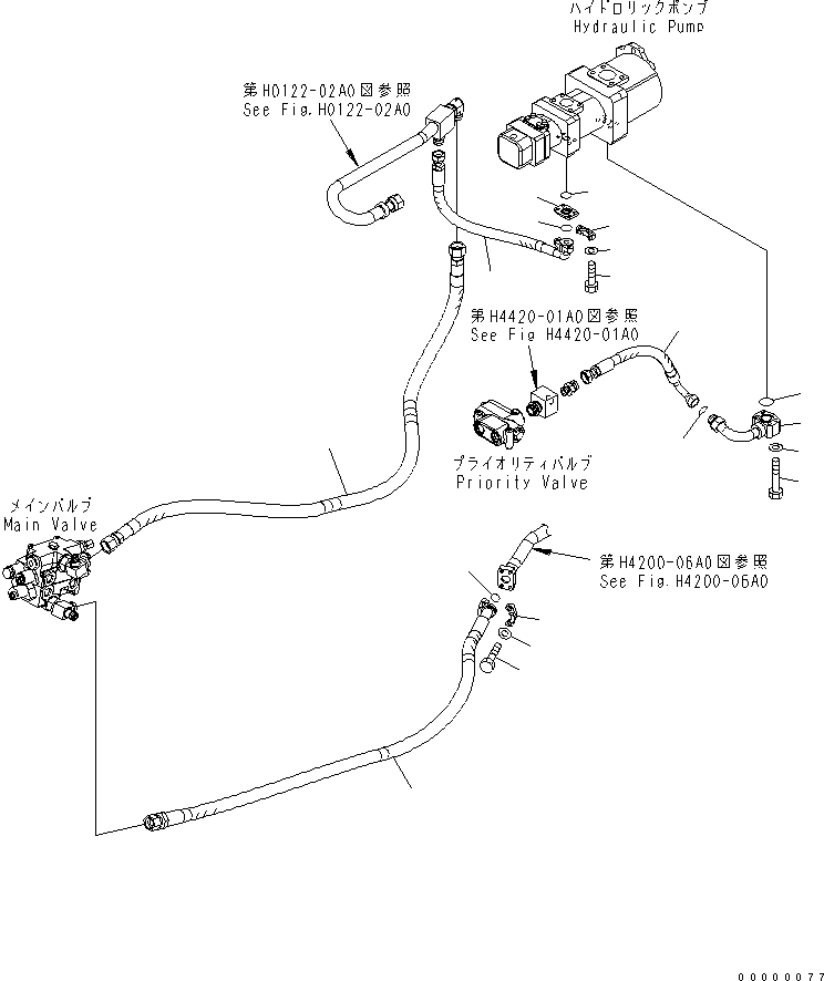Шланг 418-62-32230 KOMATSU