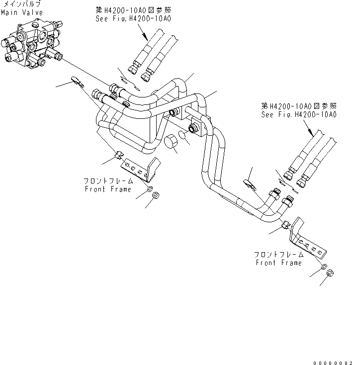 Трубка 418-62-33113 KOMATSU