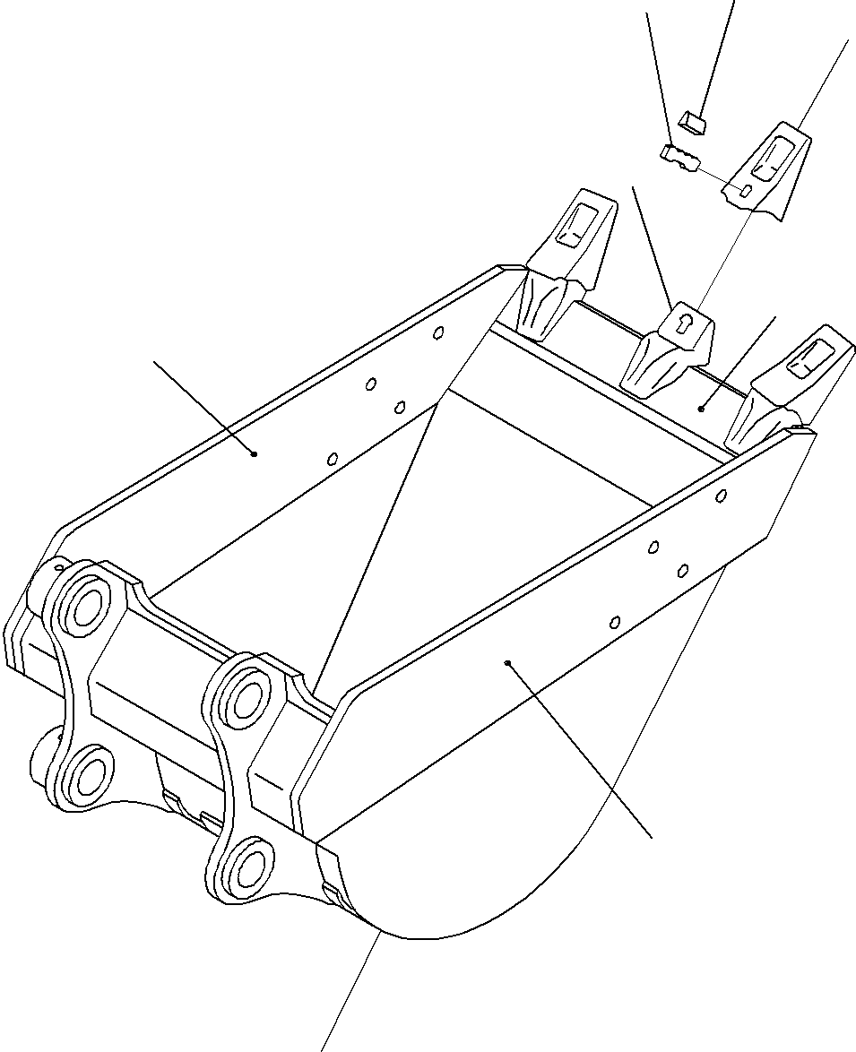 Пластина (сварная) 206-70-54151 KOMATSU