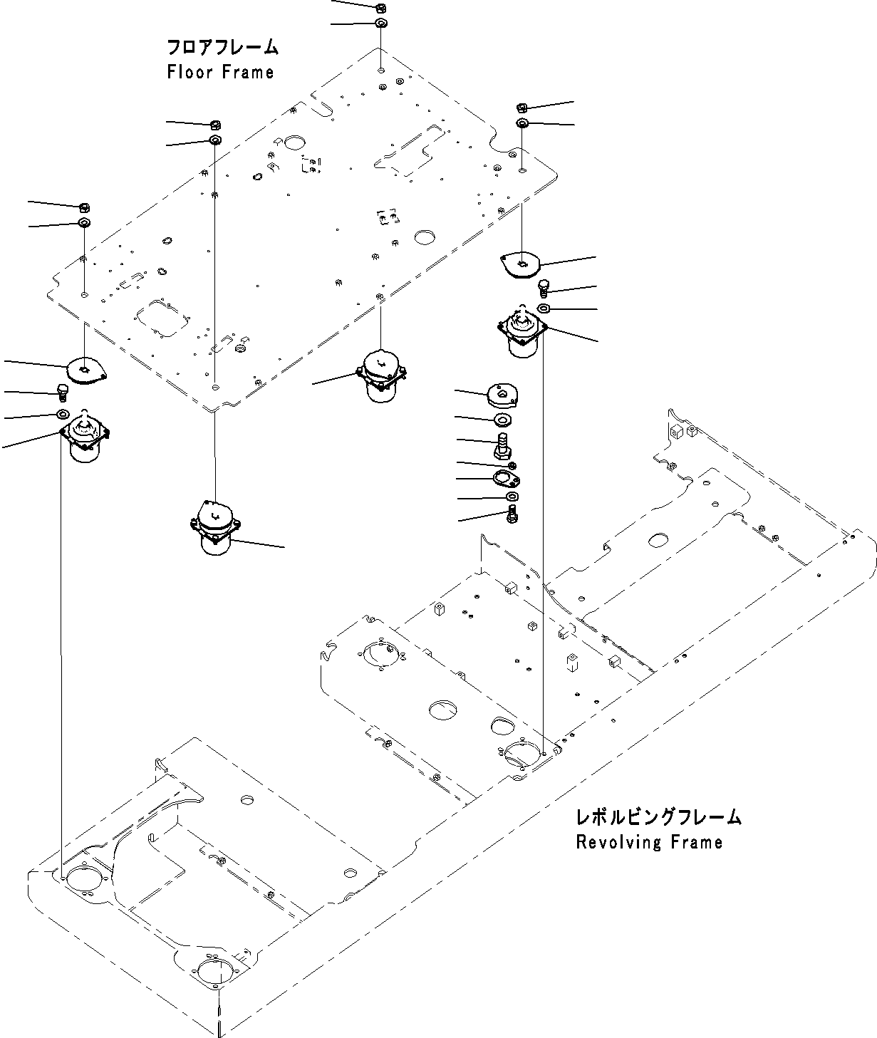 Амортизирующая подушка 20Y-53-13111 KOMATSU