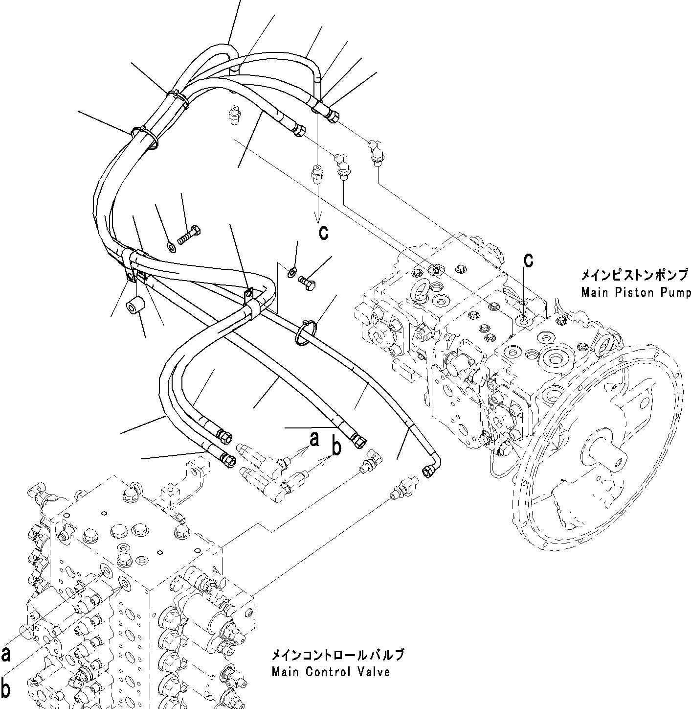 Шланг с торцевым уплотнением 02761-00216 KOMATSU
