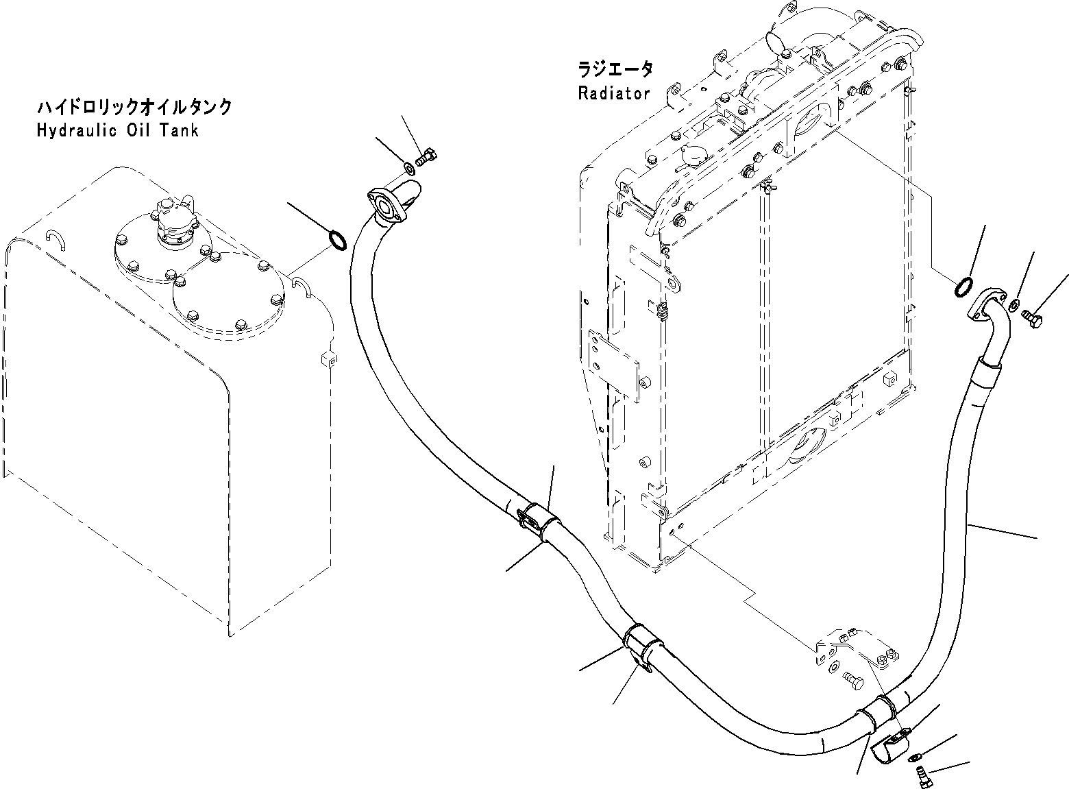 Шланг 206-62-21171 KOMATSU
