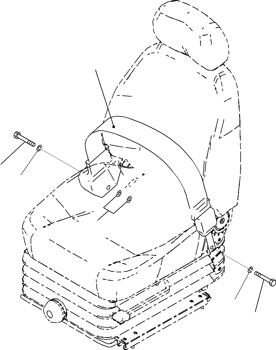 Болт 02030-70757 KOMATSU