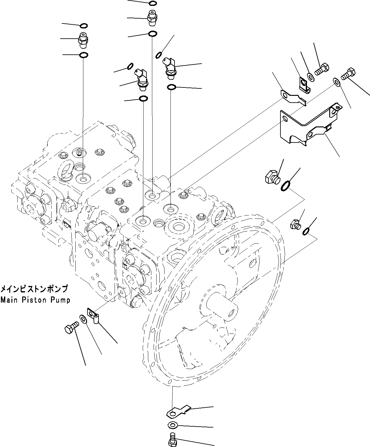 Кронштейн 20Y-06-41530 KOMATSU