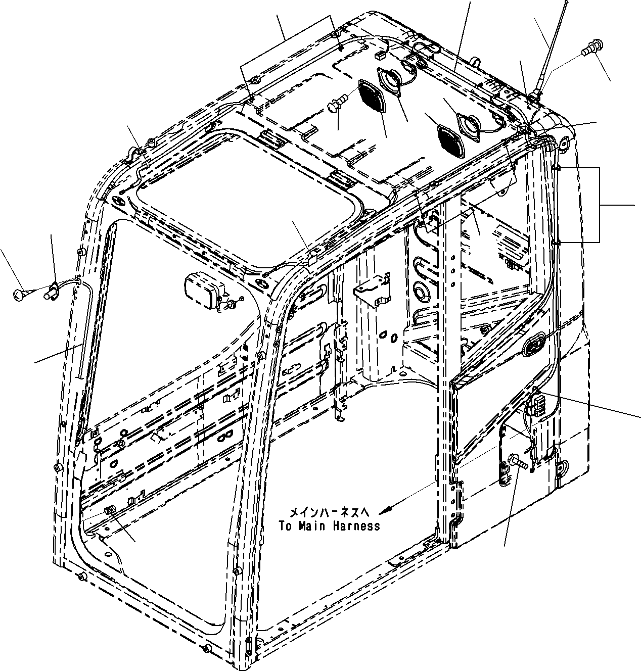 Жгут проводов 20Y-06-41141 KOMATSU