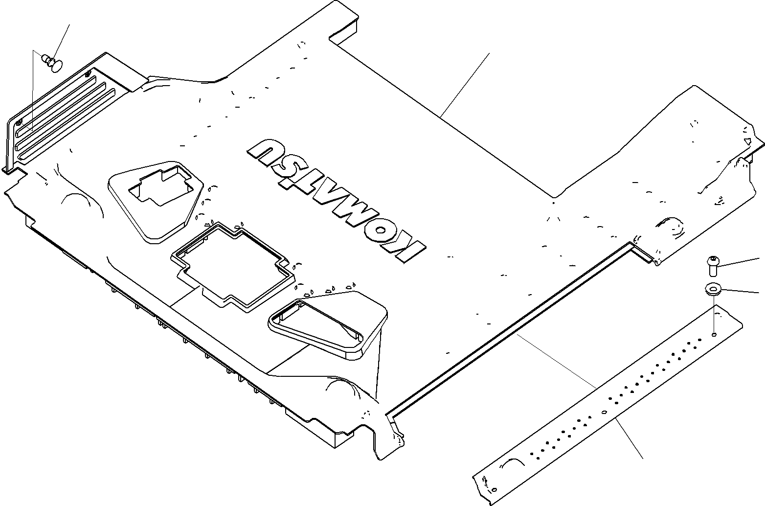 FLOOR, MAT 20Y-53-14722 KOMATSU