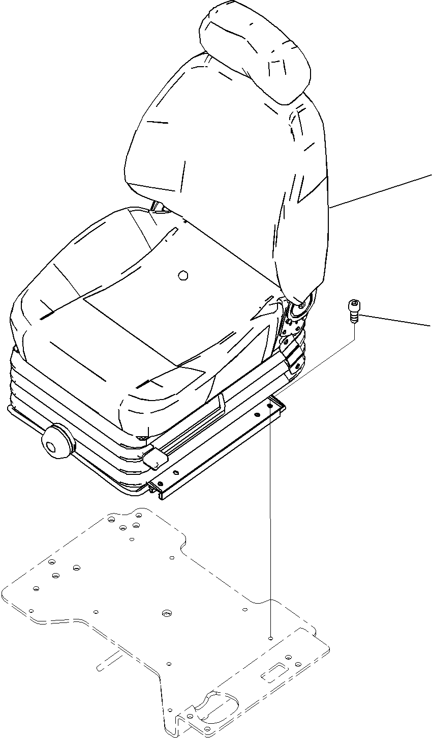 Seat Assembly, High-Back 20Y-57-41501 KOMATSU