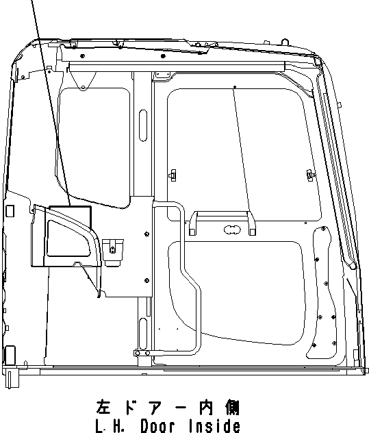 Decal, Lubrication Chart 20Y-00-41311 KOMATSU