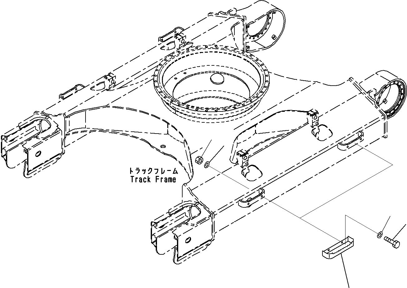 Подножка 20Y-30-41160 KOMATSU