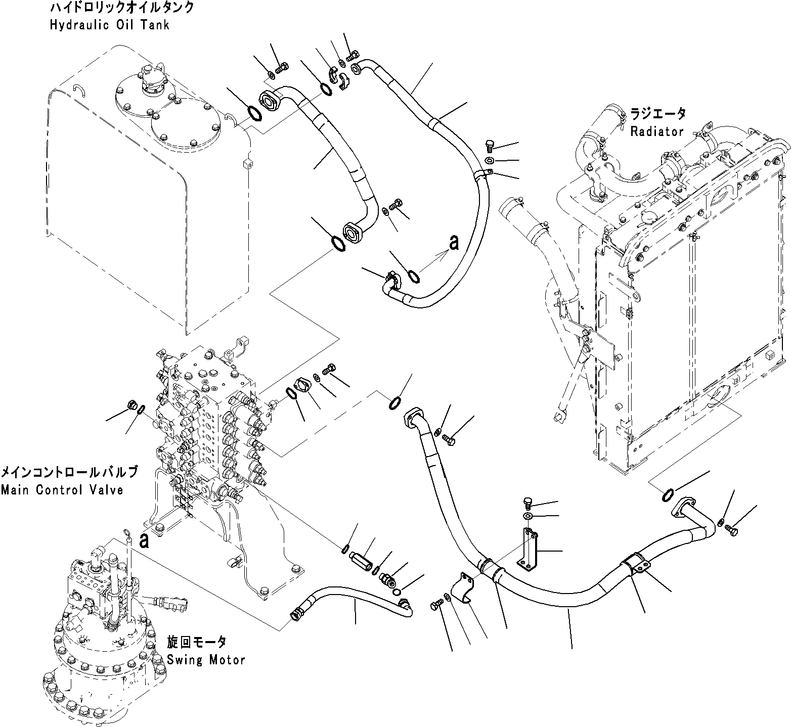 шланг 02762-00608 KOMATSU