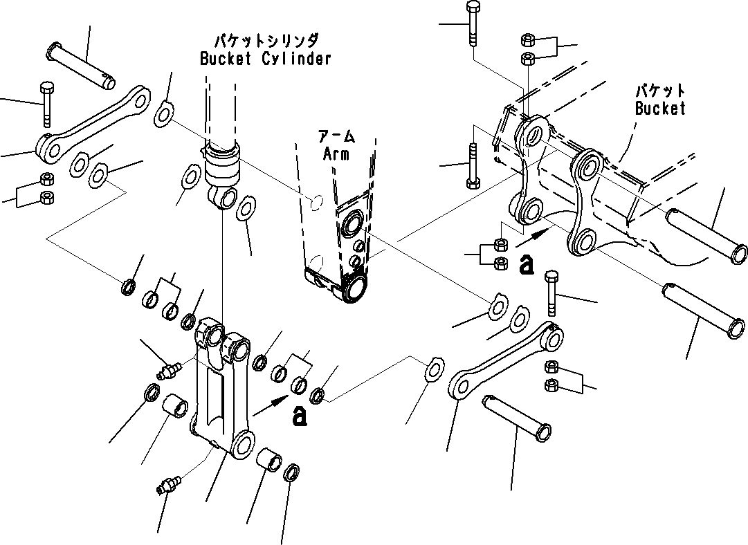 Распорка 1.0мм 206-70-71540 KOMATSU