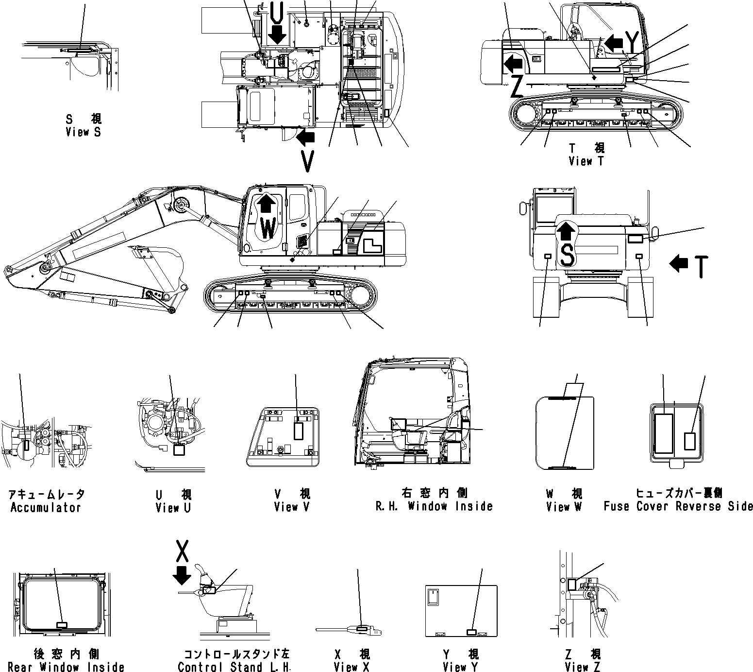 Табличка 09601-10001 KOMATSU