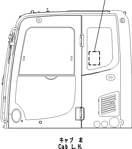 Наклейка 206-00-21330 KOMATSU