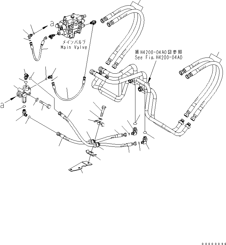 Шланг 02762-002A5 KOMATSU