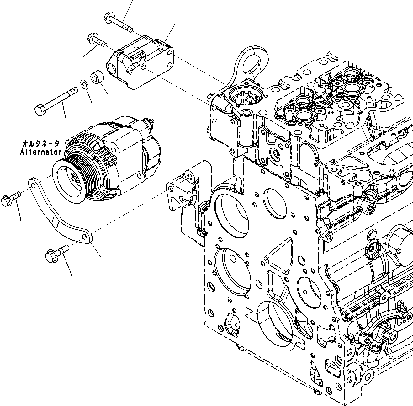 болт 01018-31095 KOMATSU