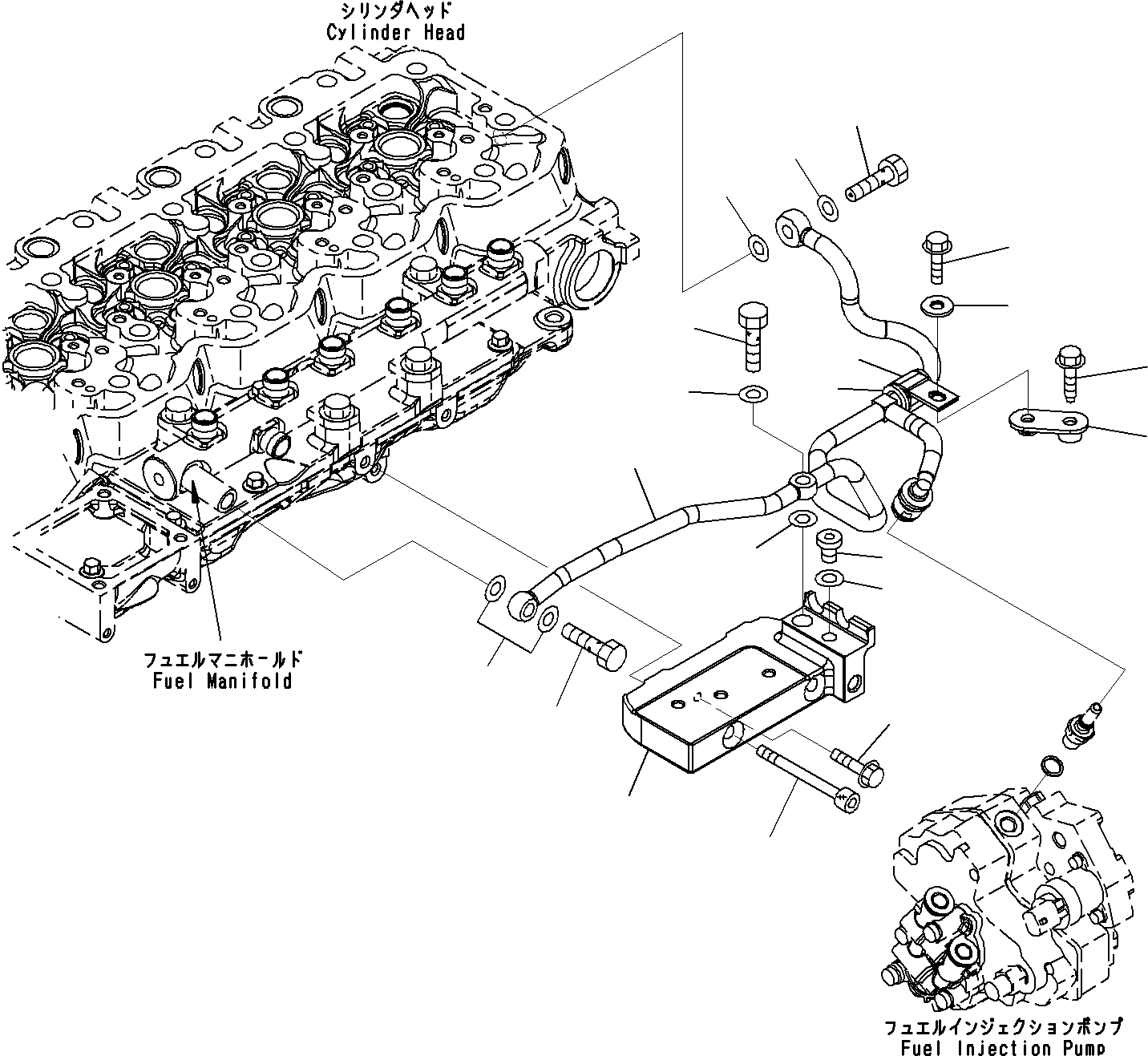 Резьбовая пробка 492-96-19 KOMATSU