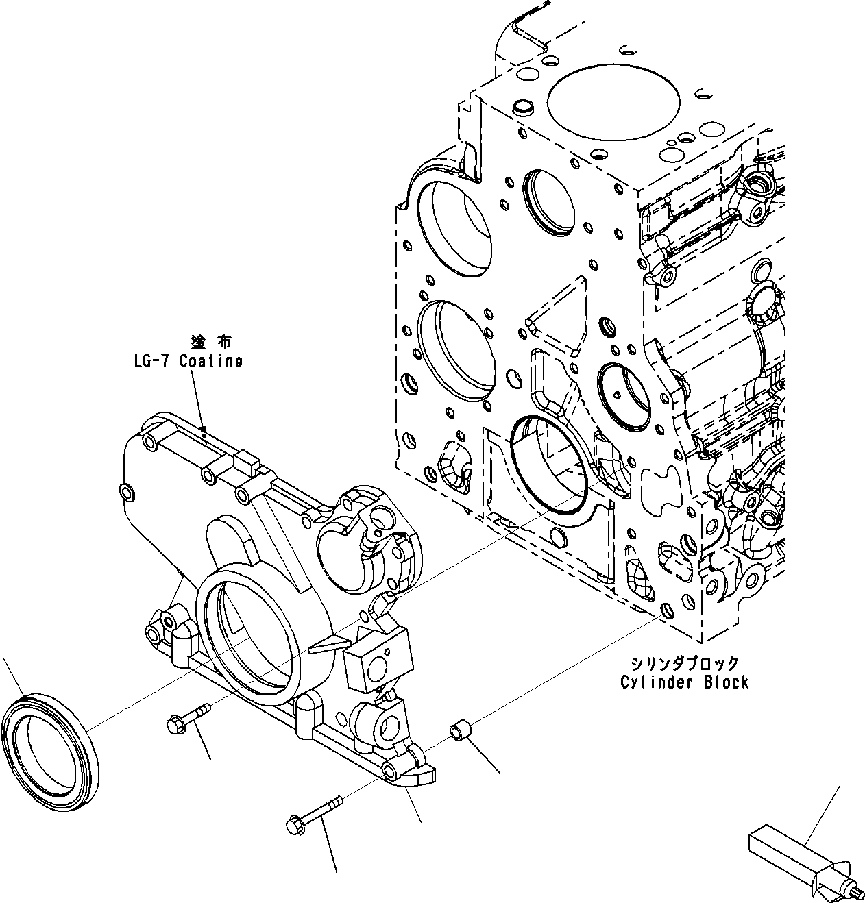 Уплотнение 6754-21-6230 KOMATSU
