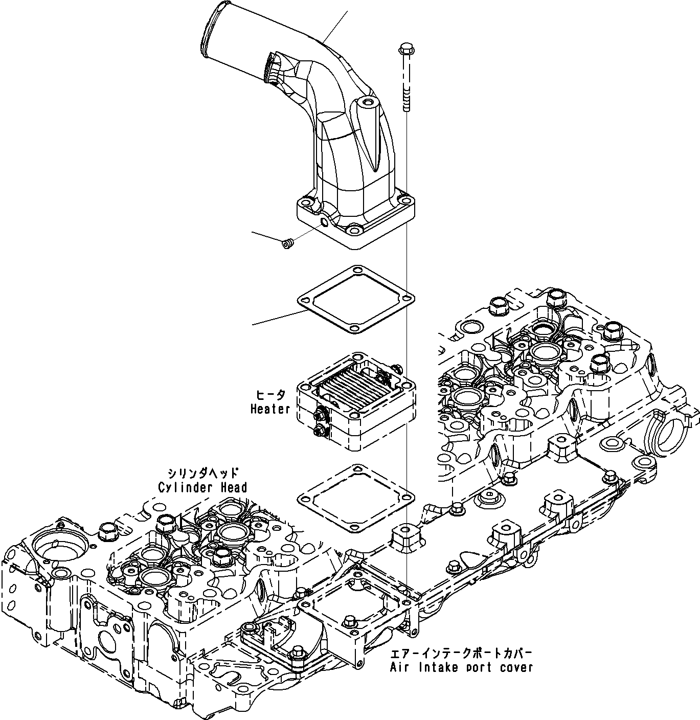CONNECTOR,AIR INTAKE 6754-11-4410 KOMATSU