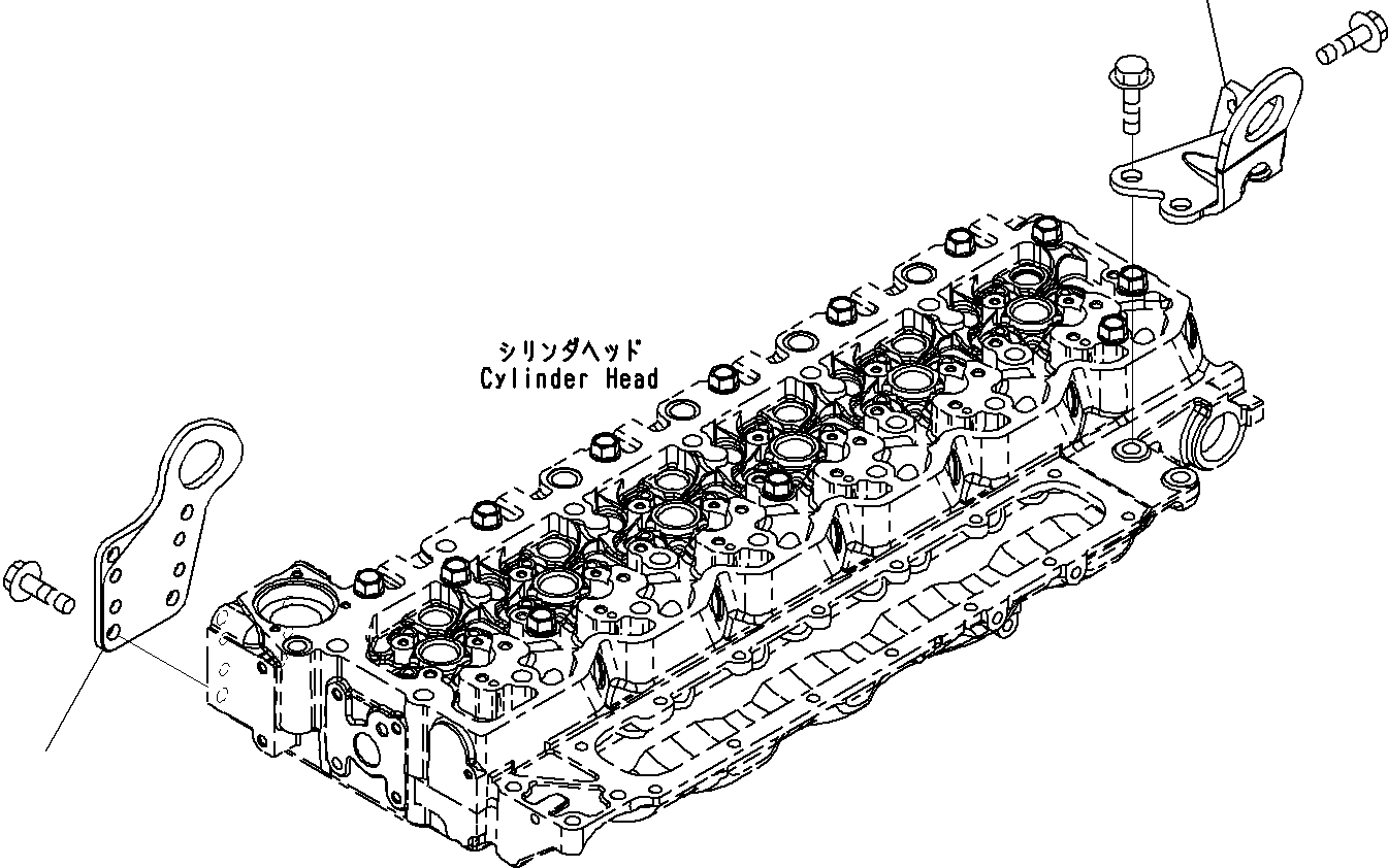 Задний кронштейн 6754-11-1920 KOMATSU