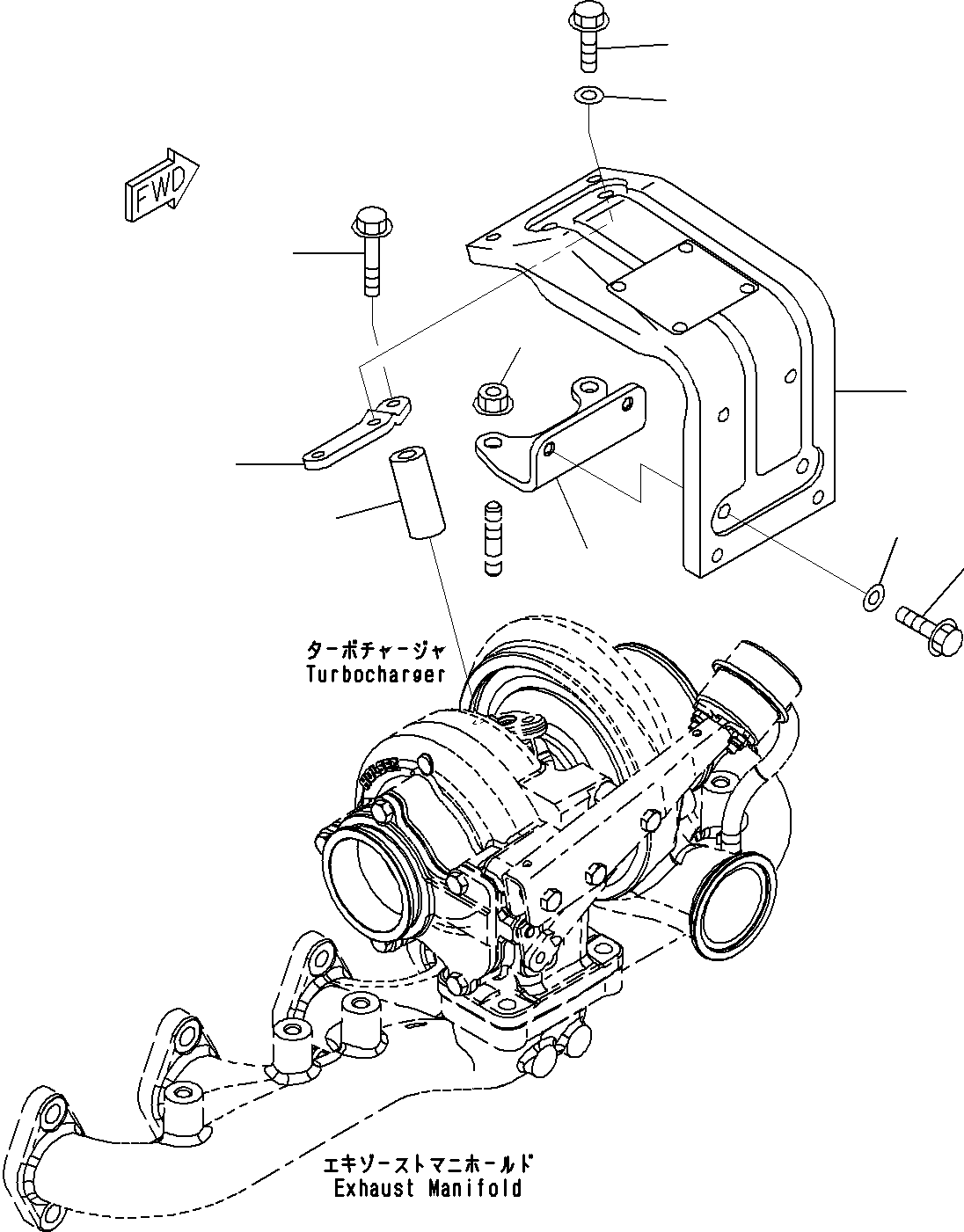Проставка 6732-81-8440 KOMATSU