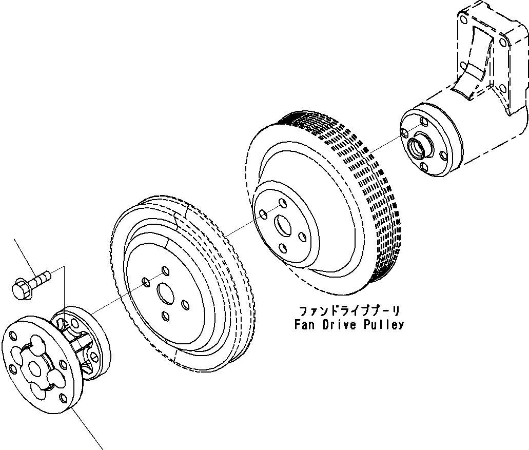 Проставка 6732-61-3610 KOMATSU