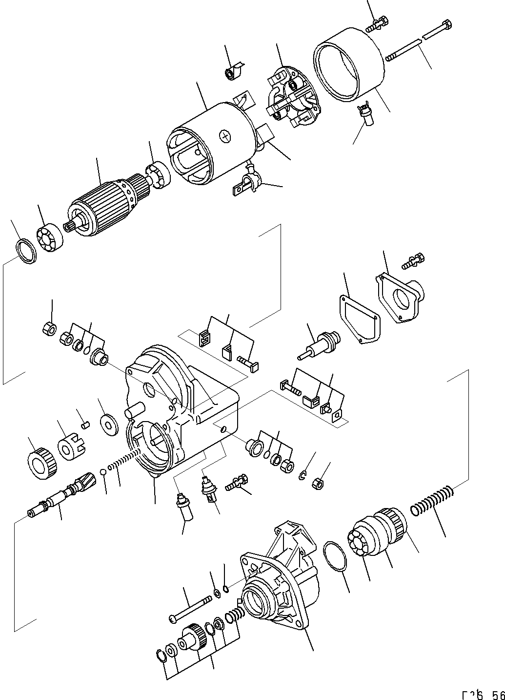 Рама ND028501-8091 KOMATSU