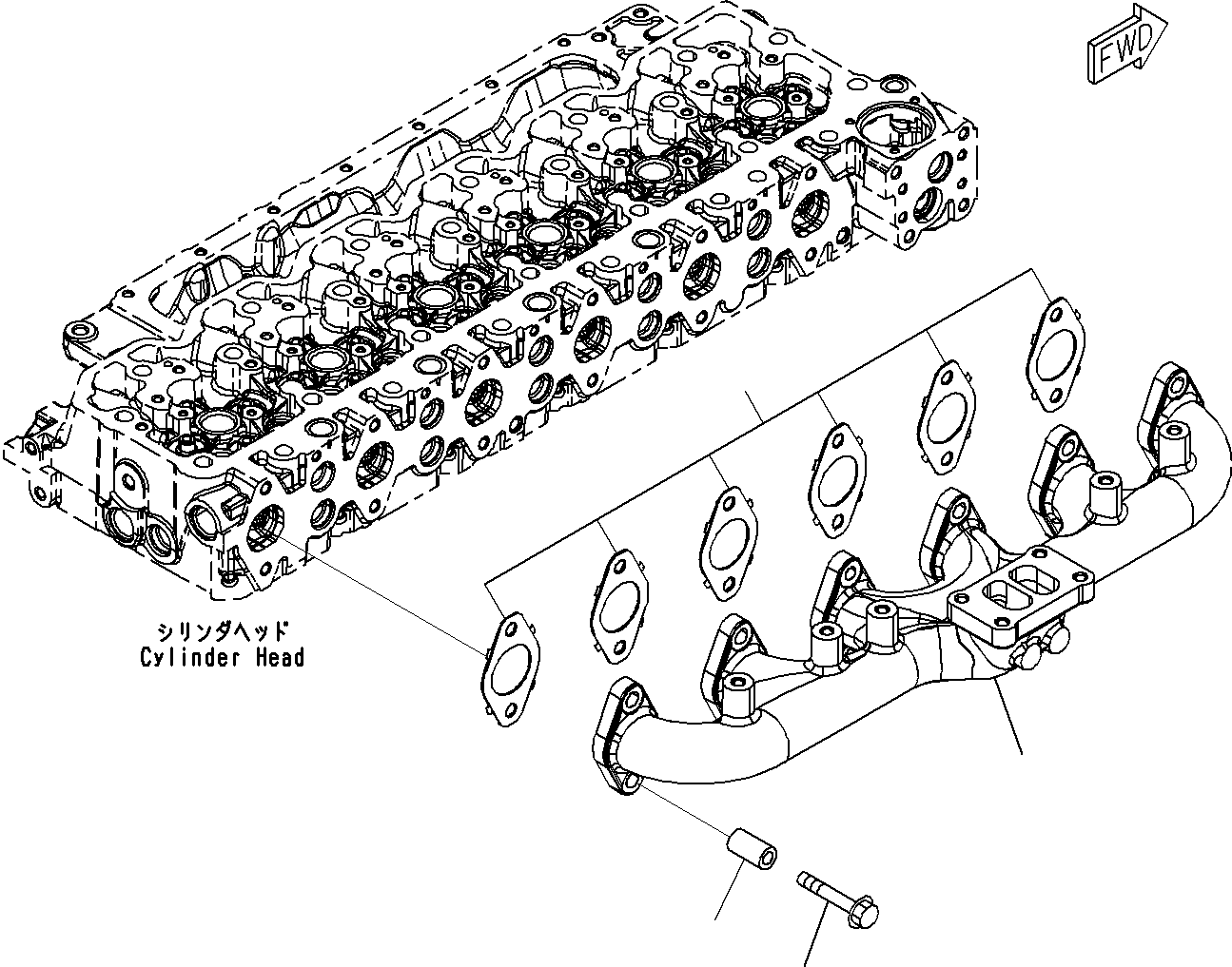 Прокладка 6754-11-5140 KOMATSU